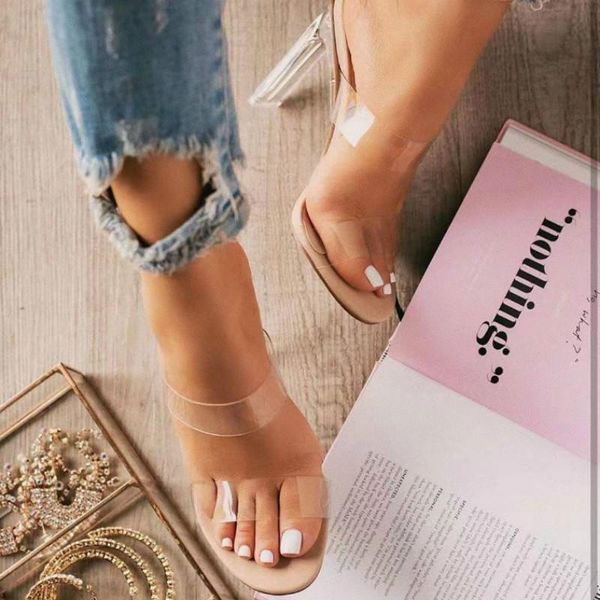 slippers lanlojer 2021 pvc women transparent pumps sandals shoes open toe crystal high heels ladies mules party, Black
slippers lanlojer 2021 pvc women transparent pumps sandals shoes open toe crystal high heels ladies mules party, Black