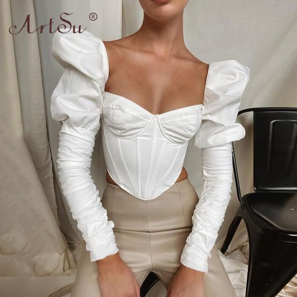 v-neck fashion cropped corset women blouse shirts elegant puff sleeve white black party blusas ladies autumn women's blo blous
v-neck fashion cropped corset women blouse shirts elegant puff sleeve white black party blusas ladies autumn women's blo blous