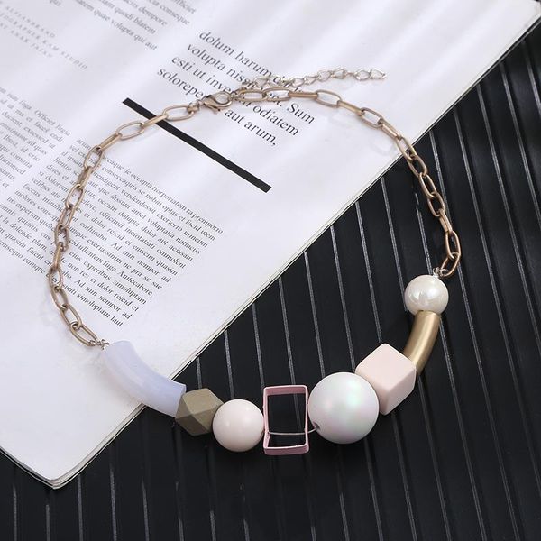 pendant necklaces acrylic wood resin pearl beads necklace for women gift gold chain vintage cute fashion jewelry accessories 2021, Silver
pendant necklaces acrylic wood resin pearl beads necklace for women gift gold chain vintage cute fashion jewelry accessories 2021, Silver