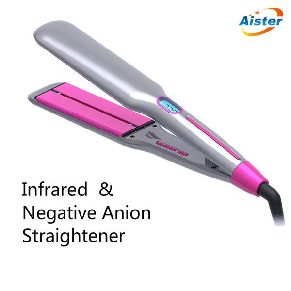 electric hair brushes professional ceramic infrared straightener 3d wide plate flat iron ionic negative anion care
electric hair brushes professional ceramic infrared straightener 3d wide plate flat iron ionic negative anion care