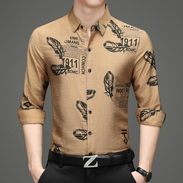 men's casual shirts brand letter print 2021 autumn long sleeve slim business formal dress shirt social party streetwear male clothing, White;black
men's casual shirts brand letter print 2021 autumn long sleeve slim business formal dress shirt social party streetwear male clothing, White;black