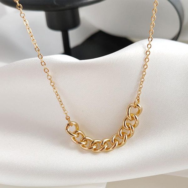 chains punki metal 2-color thickened cuban chain women's charm minimalist necklace 2021 -selling fashion jewelry, Silver
chains punki metal 2-color thickened cuban chain women's charm minimalist necklace 2021 -selling fashion jewelry, Silver