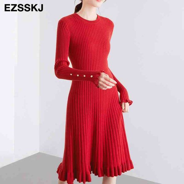 autumn winter thick mermaid sweater trumpet women slim midi female chic knit elegant dress 210401, Black;gray
autumn winter thick mermaid sweater trumpet women slim midi female chic knit elegant dress 210401, Black;gray