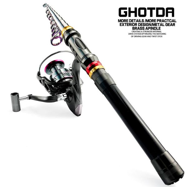 portable travel fishing spinning rod combo 1.8-3.6m and 13bb reel wheel pesca
portable travel fishing spinning rod combo 1.8-3.6m and 13bb reel wheel pesca