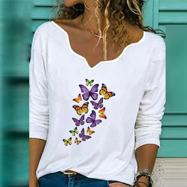 v neck spring women blouses long sleeve blusas casual floral print loose pullover streetwear plus size, White
v neck spring women blouses long sleeve blusas casual floral print loose pullover streetwear plus size, White