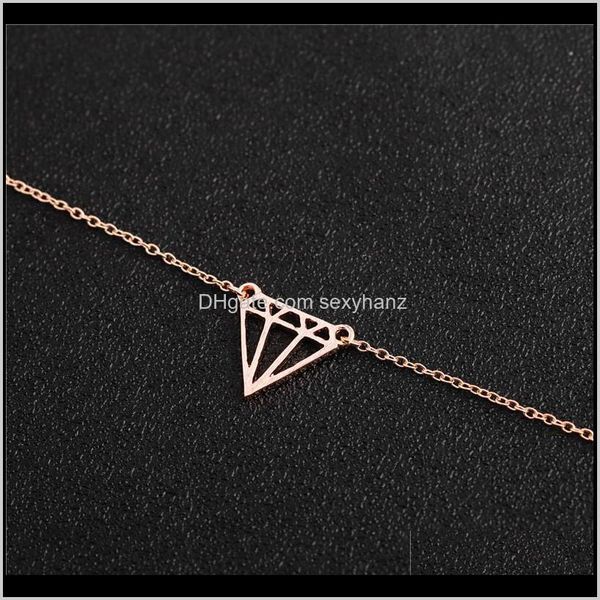 charm bracelets jewelry drop delivery 2021 5pcs cut open flat line subulate triangles diamond bracelet minimalist simple geometric polygon h, Golden;silver
charm bracelets jewelry drop delivery 2021 5pcs cut open flat line subulate triangles diamond bracelet minimalist simple geometric polygon h, Golden;silver