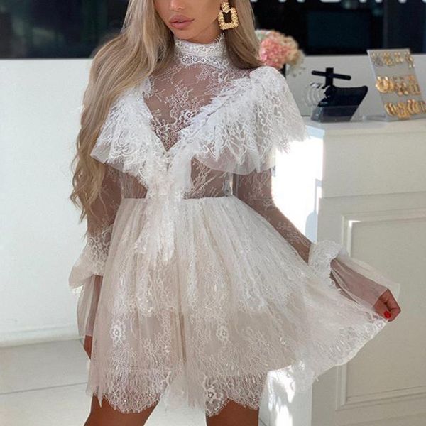 casual dresses dress nymph zipper long sleeve vestidos transparent short mini elegant party club summer lace ruffle mesh women white, Black;gray
casual dresses dress nymph zipper long sleeve vestidos transparent short mini elegant party club summer lace ruffle mesh women white, Black;gray
