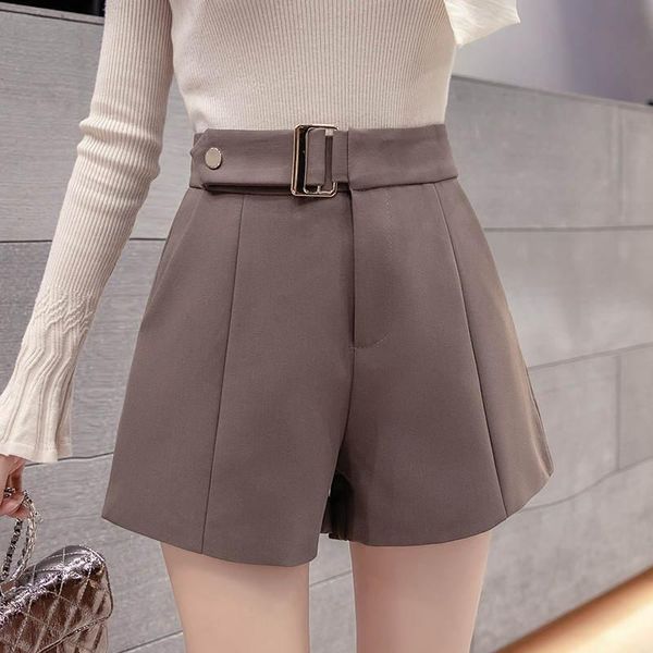 women's shorts 2021 autumn korean fashion suit women black elegant a-line wide-leg winter casual high waist womens c7797, White;black
women's shorts 2021 autumn korean fashion suit women black elegant a-line wide-leg winter casual high waist womens c7797, White;black