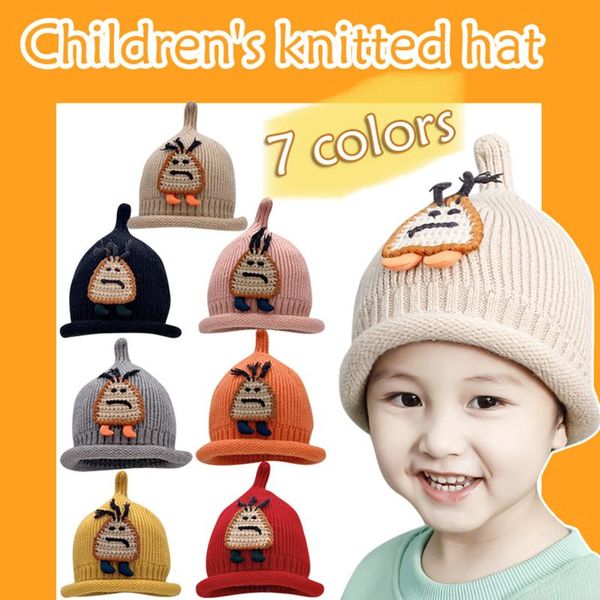 berets 7 colors baby hat autumn and winter plus fluffy cute cartoon ear protection warm knitted for 6months-5years old, Blue;gray
berets 7 colors baby hat autumn and winter plus fluffy cute cartoon ear protection warm knitted for 6months-5years old, Blue;gray