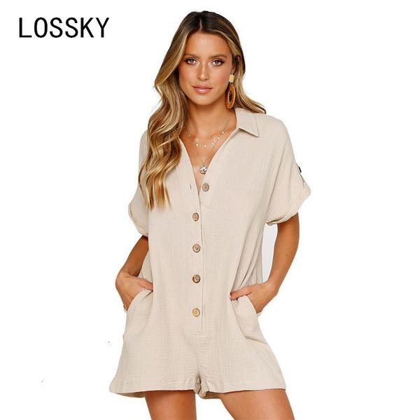 women's jumpsuits & rompers 2021 fashion summer button casual playsuits solid beach style elegant playsuit short sleeve female, Black;white
women's jumpsuits & rompers 2021 fashion summer button casual playsuits solid beach style elegant playsuit short sleeve female, Black;white