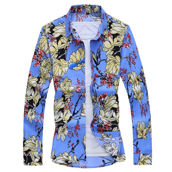 shirt men long sleeve 2021 fashion floral spring autumn casual shirts clothes men's, White;black
shirt men long sleeve 2021 fashion floral spring autumn casual shirts clothes men's, White;black
