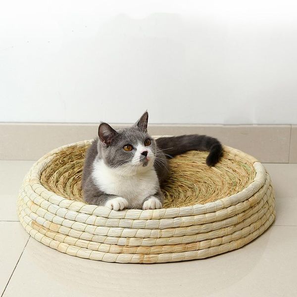 cat beds & furniture handmade straw woven kennel nest kitten scratching sleeping mat braided bed naturally house grinding claw
cat beds & furniture handmade straw woven kennel nest kitten scratching sleeping mat braided bed naturally house grinding claw