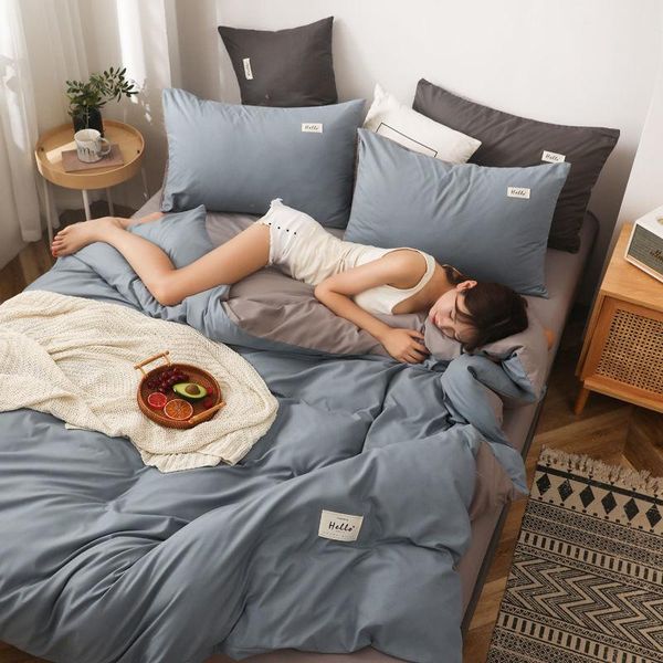 bedding sets summer frosted solid set duvet cover luxury dormitory household four piece bed sheet single double
bedding sets summer frosted solid set duvet cover luxury dormitory household four piece bed sheet single double
