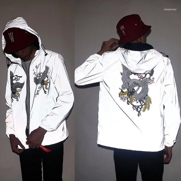 reflective jacket men and women harajuku windbreaker hooded street clothing coat hip-hop style joint casual1, Black;brown
reflective jacket men and women harajuku windbreaker hooded street clothing coat hip-hop style joint casual1, Black;brown
