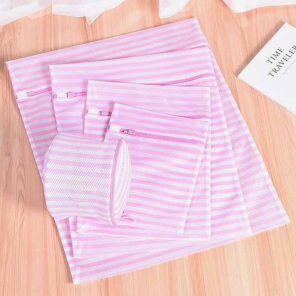 laundry bags pink stripe polyester bag underwear bra socks washing protecting delicate dress clothes wash kit dirty pouch
laundry bags pink stripe polyester bag underwear bra socks washing protecting delicate dress clothes wash kit dirty pouch
