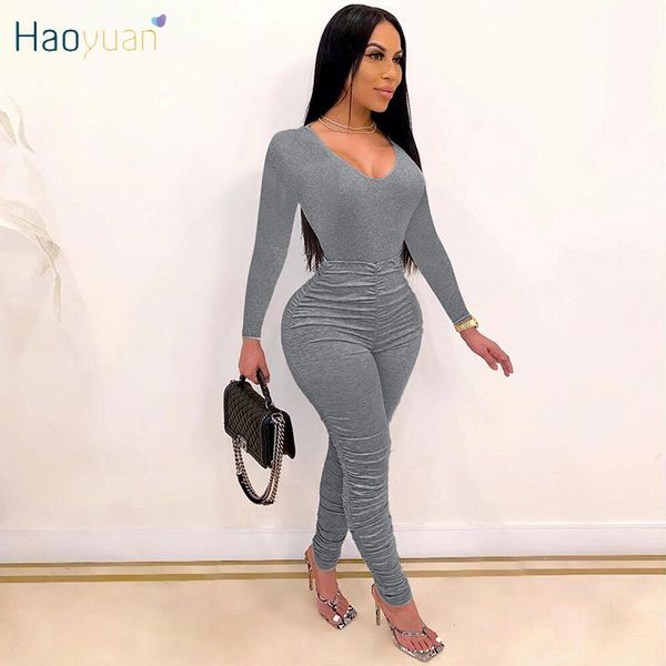 women's jumpsuits & rompers haoyuan long sleeve bodycon jumpsuit fall clothing for women fashion streetwear overalls tracksuit one piec, Black;white
women's jumpsuits & rompers haoyuan long sleeve bodycon jumpsuit fall clothing for women fashion streetwear overalls tracksuit one piec, Black;white