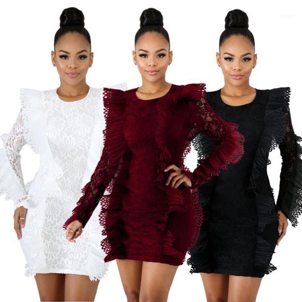casual dresses 2021 arrival summer elegent women o-neck lace plus size mini dress s-xxl, Black;gray
casual dresses 2021 arrival summer elegent women o-neck lace plus size mini dress s-xxl, Black;gray