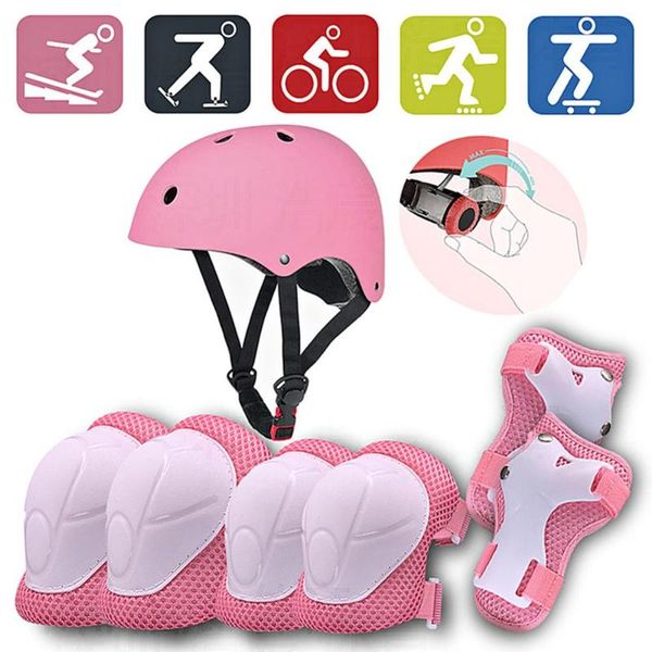 7pcs/set children roller skating protective gear kids skateboarding car elbows knee pads cycling helmet wrist protection elbow &, Black;gray
7pcs/set children roller skating protective gear kids skateboarding car elbows knee pads cycling helmet wrist protection elbow &, Black;gray