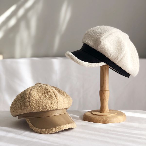 hat female autumn and winter korean fashion versatile lamb wool flat navy beret warm duck tongue, Blue;gray
hat female autumn and winter korean fashion versatile lamb wool flat navy beret warm duck tongue, Blue;gray