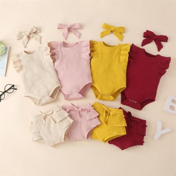 clothing sets 2021 baby girls three-piece clothes set solid color sleeveless romper and high waist shorts headdress for 0-24 months, White
clothing sets 2021 baby girls three-piece clothes set solid color sleeveless romper and high waist shorts headdress for 0-24 months, White