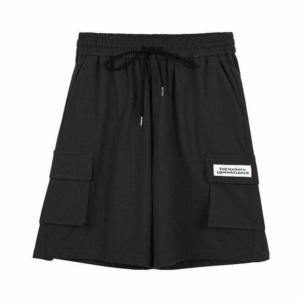 women's shorts casual women summer cargo loose drawstring waist pocket student female harajuku high streetwear hip hop, White;black
women's shorts casual women summer cargo loose drawstring waist pocket student female harajuku high streetwear hip hop, White;black