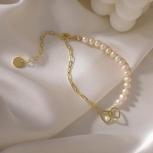 charm bracelets u-magical minimalist freshwater pearl love heart bracelet for women luxury asymmetry gold chain metal jewellery, Golden;silver
charm bracelets u-magical minimalist freshwater pearl love heart bracelet for women luxury asymmetry gold chain metal jewellery, Golden;silver