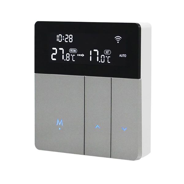 smart home control tuya wifi thermostat automatic adjustment away mode phone remotes compatible with alexa voice
smart home control tuya wifi thermostat automatic adjustment away mode phone remotes compatible with alexa voice