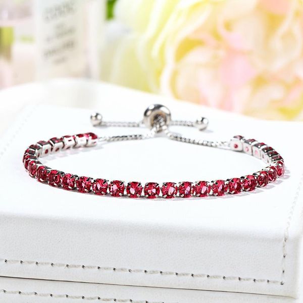 link, chain clear crystal tennis adjustable bracelet for women men cubic zirconia jewelry party wedding hip accessories, Black
link, chain clear crystal tennis adjustable bracelet for women men cubic zirconia jewelry party wedding hip accessories, Black