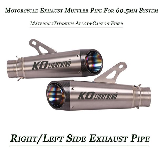 motorcycle exhaust system vent tail pipe titanium alloy carbon escape db killer left right muffler for 60mm 60.5mm 61mm diameter
motorcycle exhaust system vent tail pipe titanium alloy carbon escape db killer left right muffler for 60mm 60.5mm 61mm diameter
