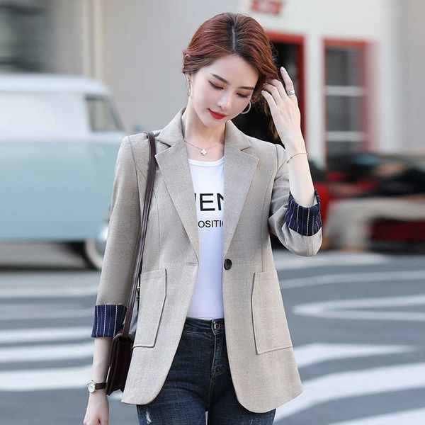 plus size s-4xl fashion ladies jacket autumn and winter women's casual big pocket office blazer 210527, White;black
plus size s-4xl fashion ladies jacket autumn and winter women's casual big pocket office blazer 210527, White;black