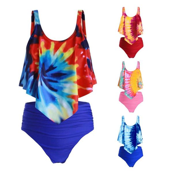 women's swimwear fashion women swimsuit two pieces bathing suit ruffled with high waisted bottom tankini set casual travel sexy, White;black
women's swimwear fashion women swimsuit two pieces bathing suit ruffled with high waisted bottom tankini set casual travel sexy, White;black