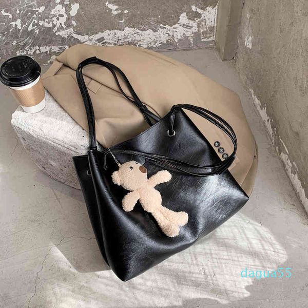 ladies casual big shoulder bag fashion female daily travel shopping 2020 winter new hand pure color pu c0508
ladies casual big shoulder bag fashion female daily travel shopping 2020 winter new hand pure color pu c0508