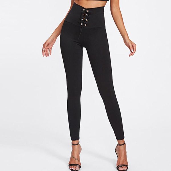 pants women fashion high elasticity waist lace up leggings gym active bandage skinny full length casual women's & capris, Black;white
pants women fashion high elasticity waist lace up leggings gym active bandage skinny full length casual women's & capris, Black;white
