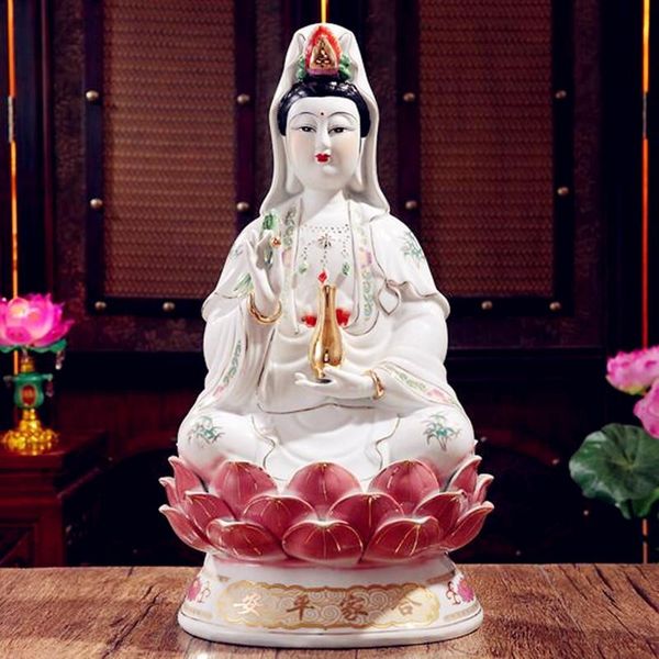 multiple sizes ceramic, sitting on the lotus a buddism godness guanyin bodhisattva, buddha statue, figurine, ornaments decorative objects &
multiple sizes ceramic, sitting on the lotus a buddism godness guanyin bodhisattva, buddha statue, figurine, ornaments decorative objects &