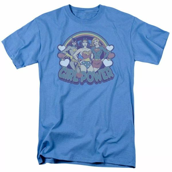 justice league retro girl power t shirt mens licensed dc comic tee carolina blue, White;black
justice league retro girl power t shirt mens licensed dc comic tee carolina blue, White;black