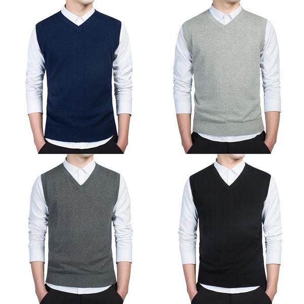 men's vests 2021 men 100% cotton solid sweater v neck casual male vest pullover knitted sleeveless oversize, Black;white
men's vests 2021 men 100% cotton solid sweater v neck casual male vest pullover knitted sleeveless oversize, Black;white