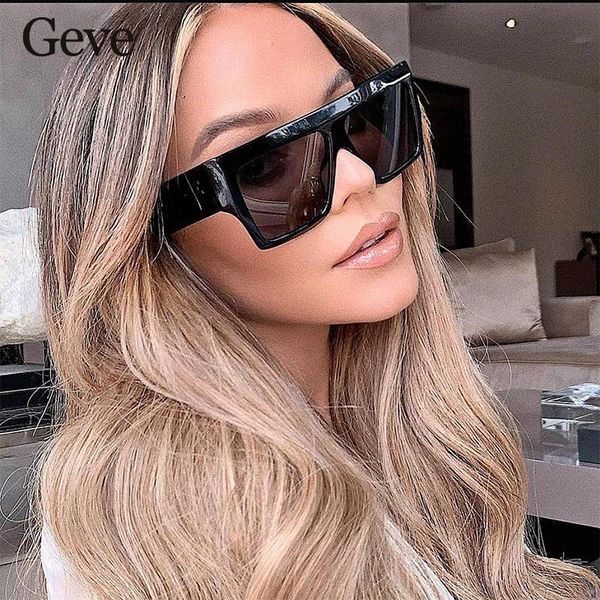 sunglasses trend black square sun glasses for women fashion gradient oversized female big frame vintage uv400, White;black
sunglasses trend black square sun glasses for women fashion gradient oversized female big frame vintage uv400, White;black
