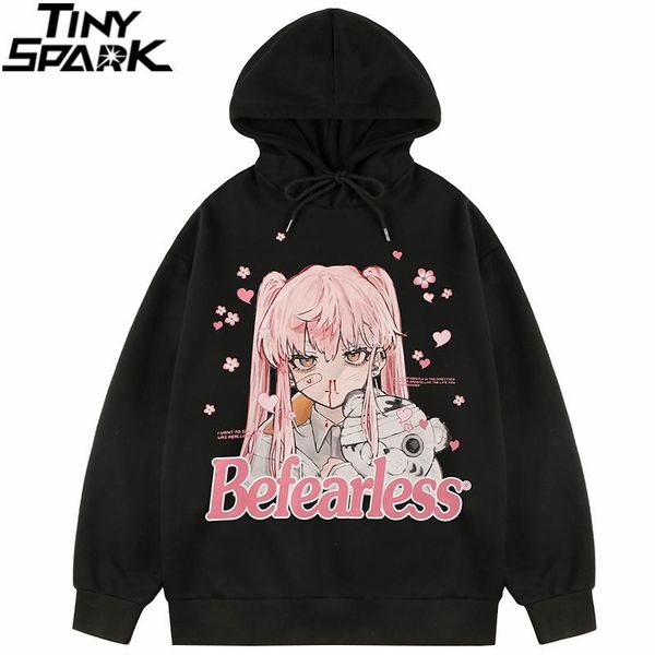 men's hoodies & sweatshirts men hoodie sweatshirt hip hop streetwear anime girl bear print harajuku pullover cotton fleece 2021 autumn, Black
men's hoodies & sweatshirts men hoodie sweatshirt hip hop streetwear anime girl bear print harajuku pullover cotton fleece 2021 autumn, Black