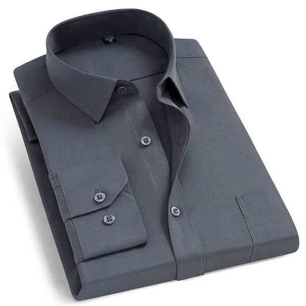 men's basic long sve drs shirt, plaid / stripe shirt, single pocket patch, formal, busins, standard accsori, work and office, White;black
men's basic long sve drs shirt, plaid / stripe shirt, single pocket patch, formal, busins, standard accsori, work and office, White;black
