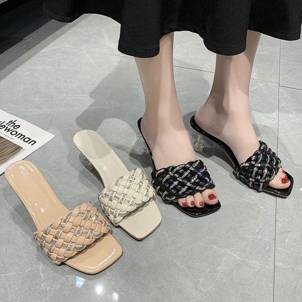slippers women summer low shoes luxury slides big size heeled mules square toe pantofle shale female beach designer high 2021 sa, Black
slippers women summer low shoes luxury slides big size heeled mules square toe pantofle shale female beach designer high 2021 sa, Black