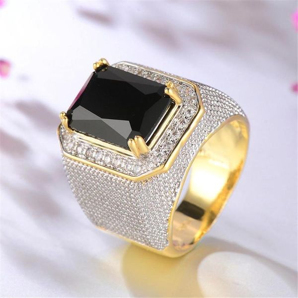 wedding rings blue crystal ring for men big black stone full simulated diamonds engagement band luxury masculine sizes 7 to 12, Slivery;golden
wedding rings blue crystal ring for men big black stone full simulated diamonds engagement band luxury masculine sizes 7 to 12, Slivery;golden