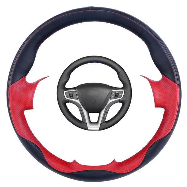 steering wheel covers diy customized hand-stitched black pu leather braid for i40 2011-2021
steering wheel covers diy customized hand-stitched black pu leather braid for i40 2011-2021