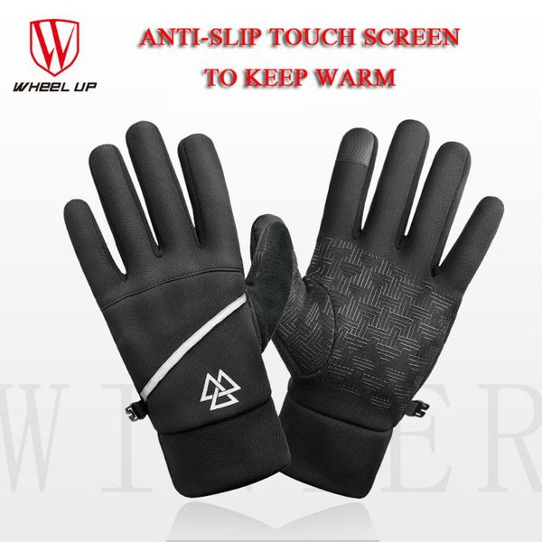 cycling gloves wheel up bicycle winter warm touch screen fleece bike soft non-slip multifunction sports outdoor mitten, Black
cycling gloves wheel up bicycle winter warm touch screen fleece bike soft non-slip multifunction sports outdoor mitten, Black