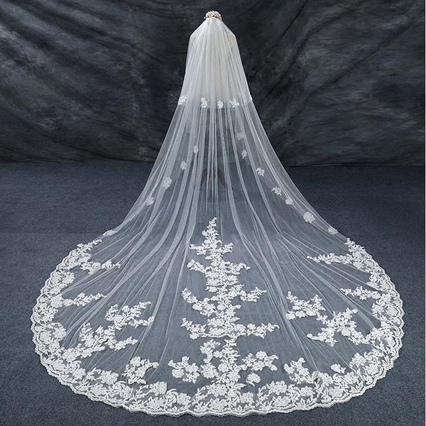 bridal veils lan ting bride two-tier lace applique edge wedding veil cathedral 53 tulle, Black
bridal veils lan ting bride two-tier lace applique edge wedding veil cathedral 53 tulle, Black
