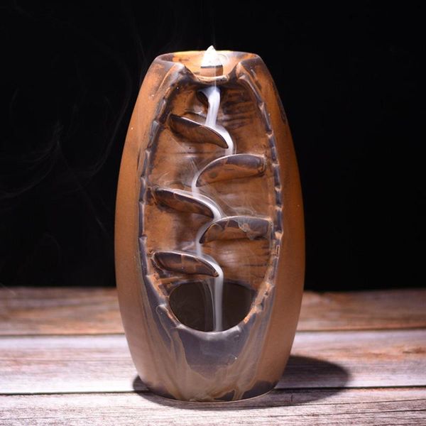 fragrance lamps ceramic waterfall backflow incense burner censer holder furnace home decor
fragrance lamps ceramic waterfall backflow incense burner censer holder furnace home decor