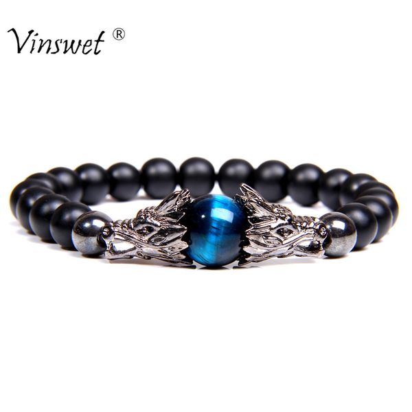 tiger eye bracelet for women pulseira masculina mens jewelry dragon bileklik pulseira 8mm stone beads elastic men bracelets, Black
tiger eye bracelet for women pulseira masculina mens jewelry dragon bileklik pulseira 8mm stone beads elastic men bracelets, Black