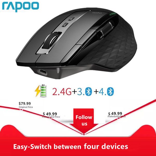 rapoo mt750l/mt750s rechargeable multi-mode wireless mouse easy-switch between 2.4g and bluetooth-compatible for pc and mac
rapoo mt750l/mt750s rechargeable multi-mode wireless mouse easy-switch between 2.4g and bluetooth-compatible for pc and mac