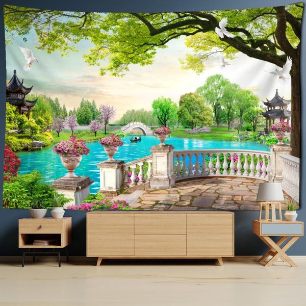 tapestries garden landscape painting tapestry wall hanging bohemian natural scenery tapiz dormitory living room home decor
tapestries garden landscape painting tapestry wall hanging bohemian natural scenery tapiz dormitory living room home decor