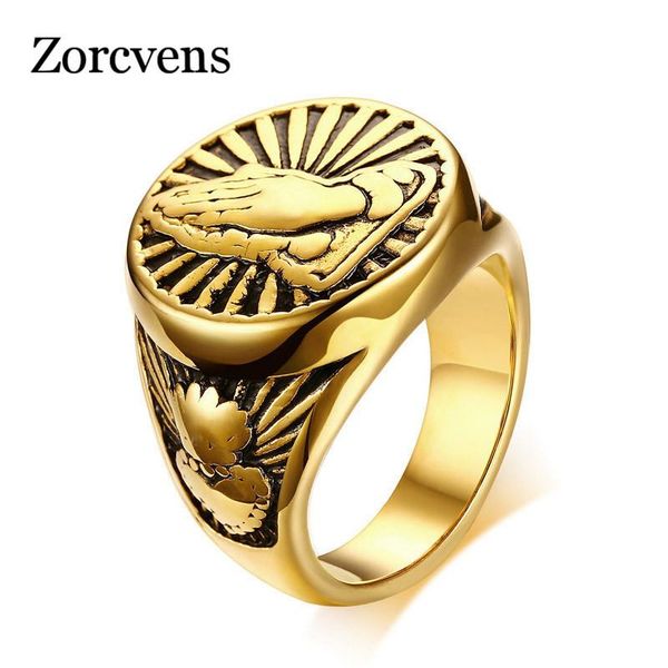 cluster rings modyle vintage gold-color men ring stainless steel devout namaste gesture design male prayer jewelry, Golden;silver
cluster rings modyle vintage gold-color men ring stainless steel devout namaste gesture design male prayer jewelry, Golden;silver