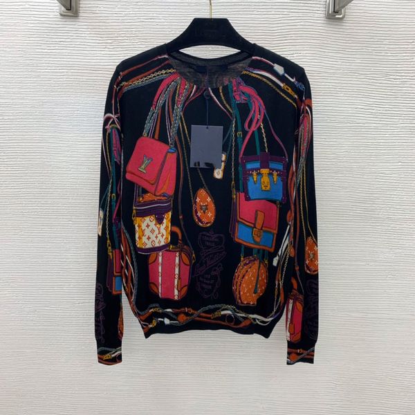 2021 autumn winter milan runway sweaters o neck long sleeve women's sweater high end jacquard pullover designer clothing 0916-9, White;black
2021 autumn winter milan runway sweaters o neck long sleeve women's sweater high end jacquard pullover designer clothing 0916-9, White;black